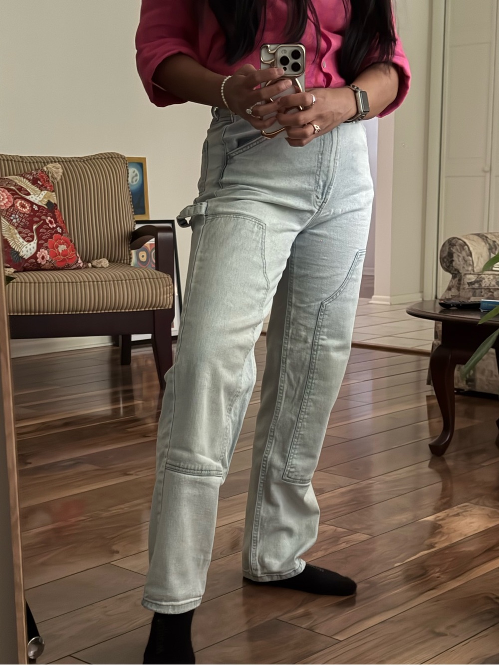 Wild Fable light wash “western” jeans